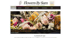 Desktop Screenshot of flowersbysam.com